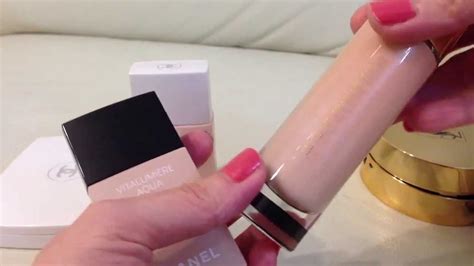 chanel vs ysl foundation|chanel vitalumière foundation.